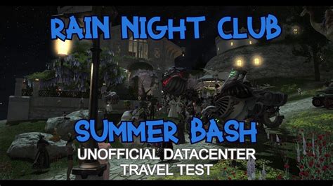 rain nightclub|rain night club ffxiv.